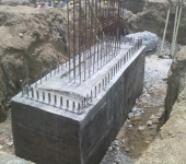 5. Pile cap concrete casted